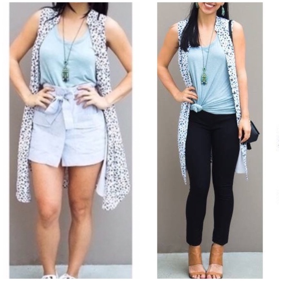 CAbi Camilla Leopard Print Shirt Dress blue medium - Picture 2 of 12